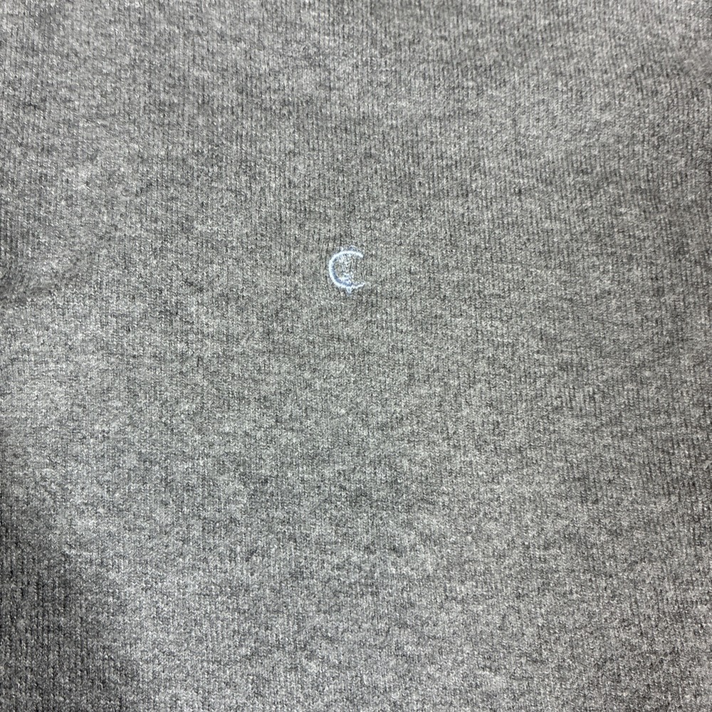 Criquet 1/4 Zip Pullover Men‎ XL Gray Cotton Made In Peru Preppy Golf Heavy Soft - Picture 6 of 15
